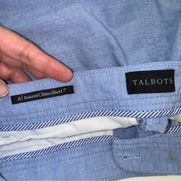 Talbots Woman’s PERFECT SHORTS - 7" - CHAMBRAY Size 8 - Picture 7 of 14